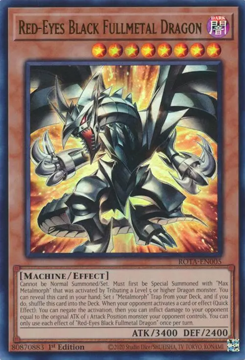 Red-Eyes Black Fullmetal Dragon [Rota-En005] Ultra Rare 1