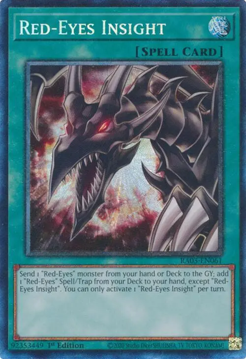 Red-Eyes Insight (Cr) [Ra03-En061] Prismatic Collector's Rare 1