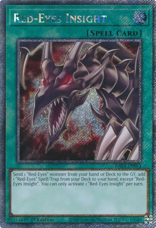 Red-Eyes Insight (Platinum Secret Rare) [Ra03-En061] Platinum Secret Rare 1