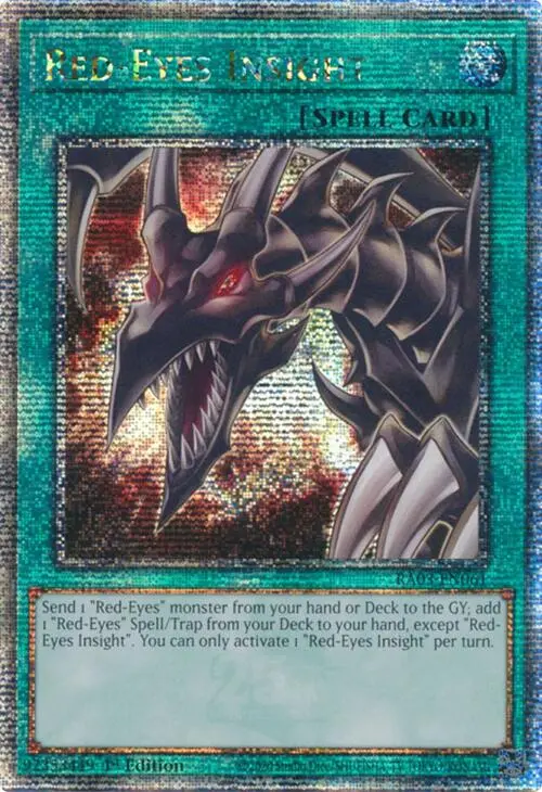 Red-Eyes Insight (Quarter Century Secret Rare) [Ra03-En061] Quarter Century Secret Rare 1