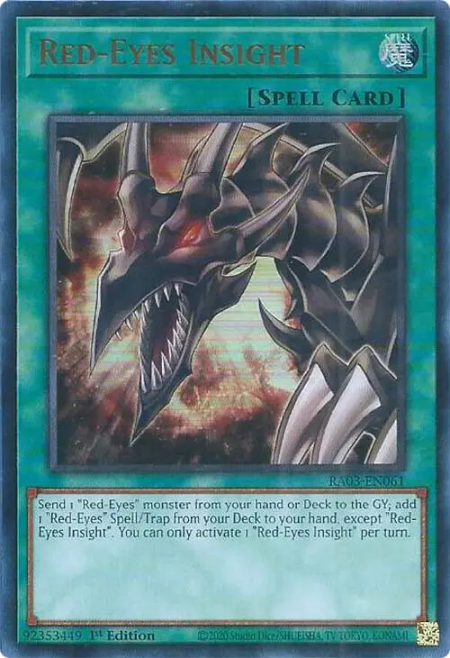 Red-Eyes Insight (Ur) [Ra03-En061] Ultra Rare 1