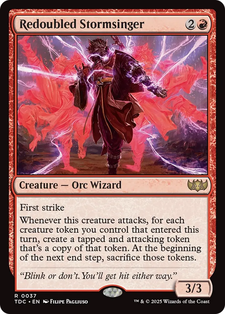 Redoubled Stormsinger [Tarkir: Dragonstorm Commander] 1