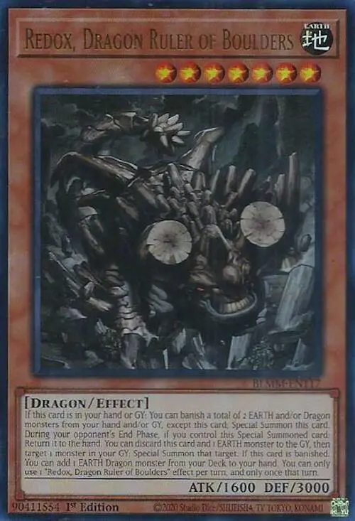 Redox, Dragon Ruler Of Boulders [Blmm-En117] Ultra Rare 1
