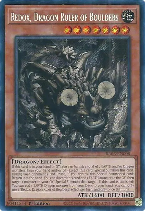 Redox, Dragon Ruler Of Boulders (Secret Rare) [Ra03-En008] Secret Rare 1