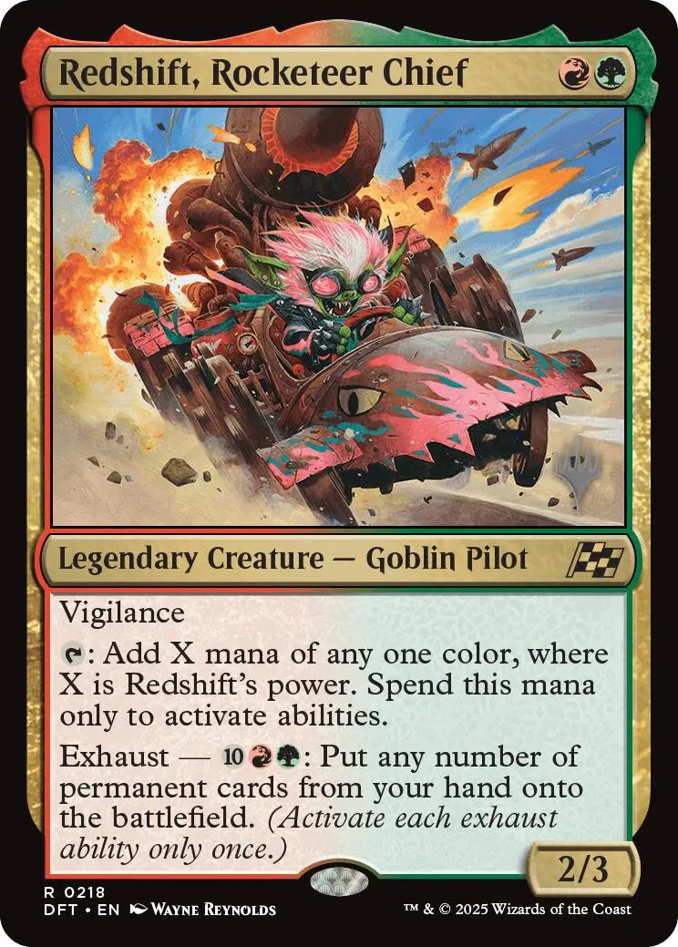 Redshift, Rocketeer Chief (Promo Pack) [Aetherdrift Promos] 1