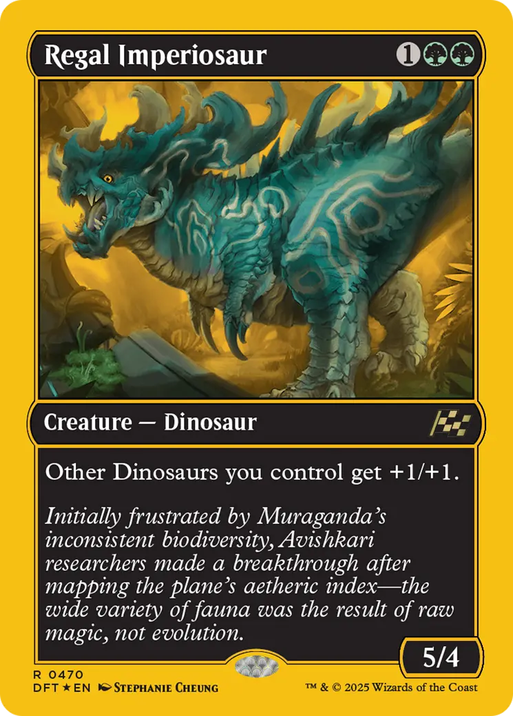 Regal Imperiosaur (First-Place Foil) [Aetherdrift] 1