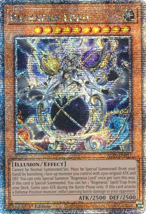 Regenesis Lord [Alin-En017] Quarter Century Secret Rare 1