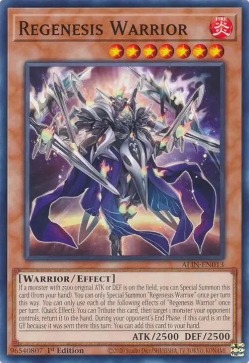Regenesis Warrior [Alin-En013] Common 1
