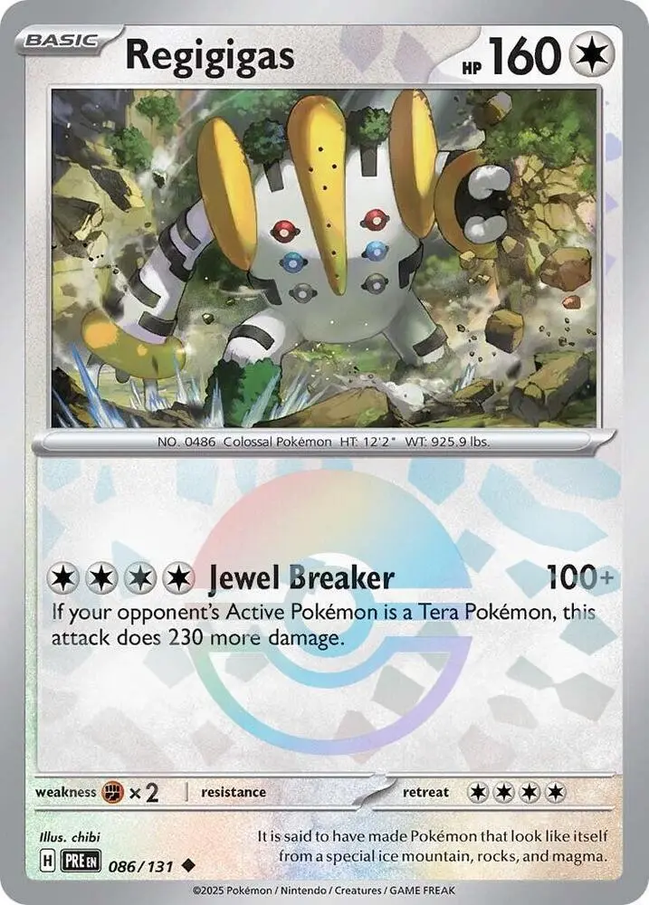 Regigigas (086/131) (Poke Ball Pattern) [Scarlet & Violet: Prismatic Evolutions] 1