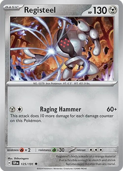 Registeel (125/191) [Scarlet & Violet: Surging Sparks] 1