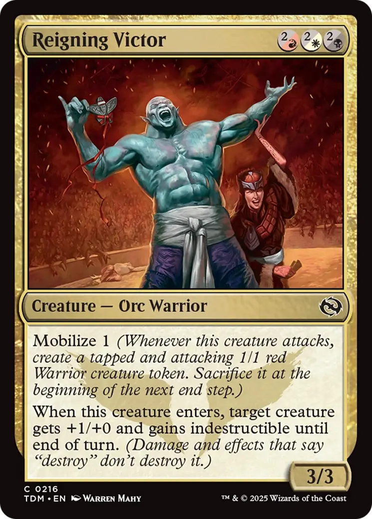 Reigning Victor [Tarkir: Dragonstorm] 1