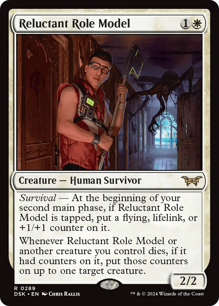 Reluctant Role Model (0289) [Duskmourn: House Of Horror] 1