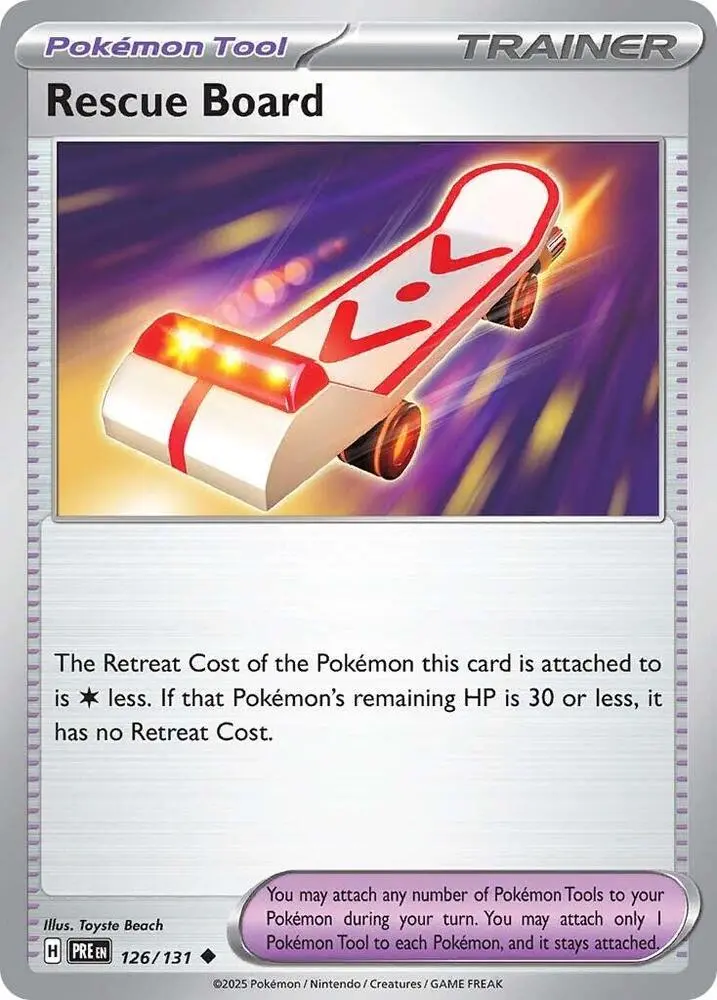 Rescue Board (126/131) [Scarlet & Violet: Prismatic Evolutions] 1