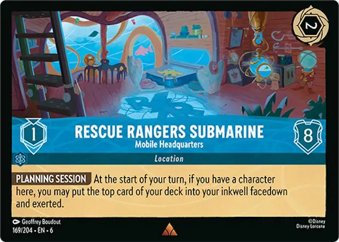 Rescue Rangers Submarine - Mobile Headquarters (169/204) [Azurite Sea] 1