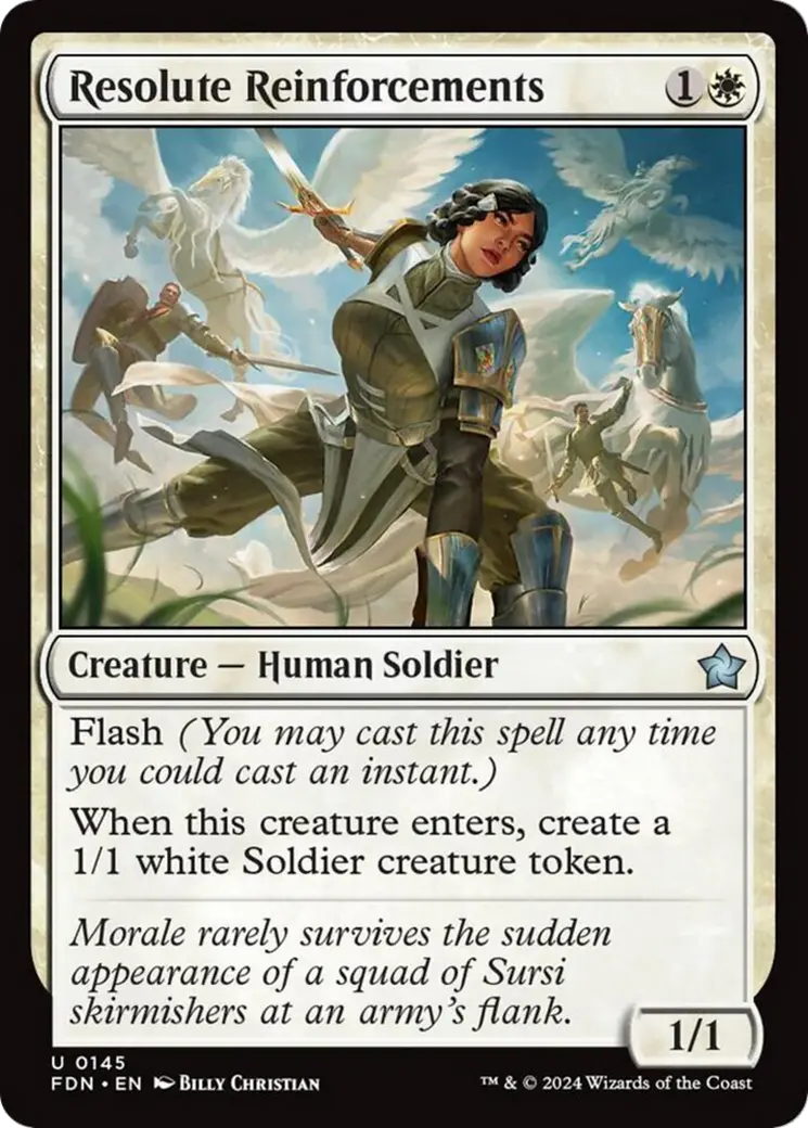 Resolute Reinforcements [Foundations] 1
