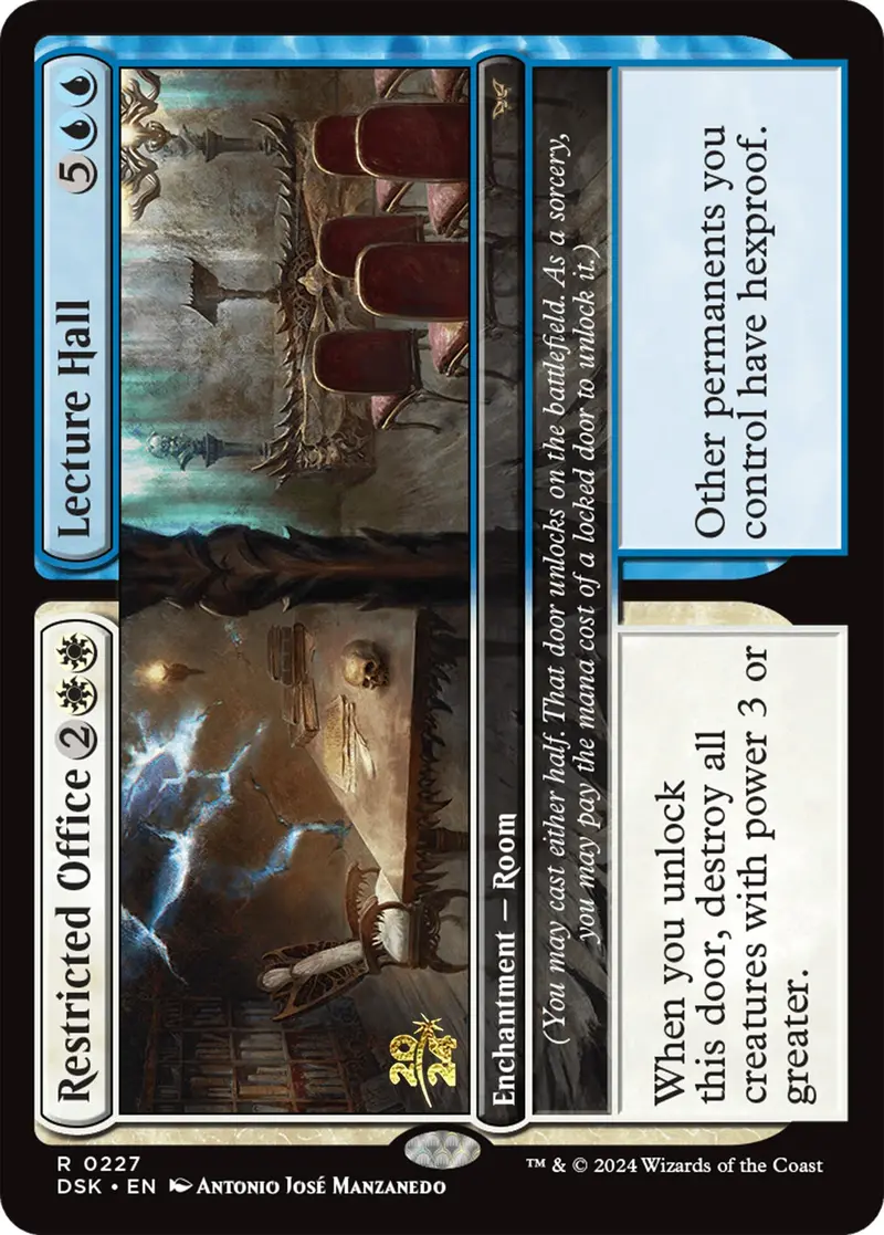 Restricted Office // Lecture Hall [Duskmourn: House Of Horror Prerelease Promos] 1