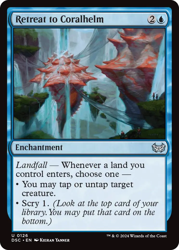 Retreat To Coralhelm [Duskmourn: House Of Horror Commander] 1