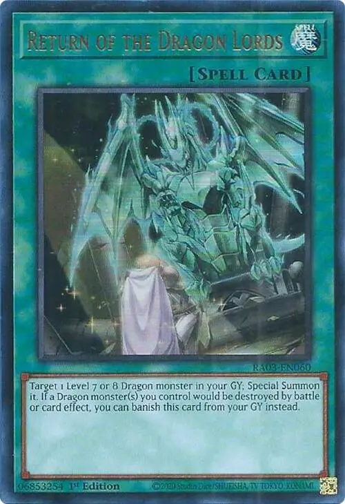 Return Of The Dragon Lords (Ur) [Ra03-En060] Ultra Rare 1