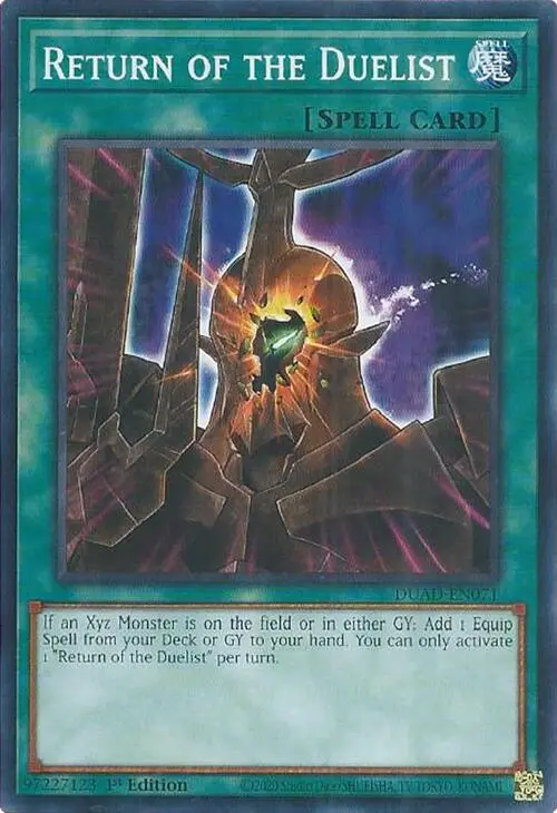 Return Of The Duelist (Card) [Duad-En071] Common 1