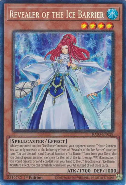 Revealer Of The Ice Barrier (Cr) [Ra03-En028] Prismatic Collector's Rare 1