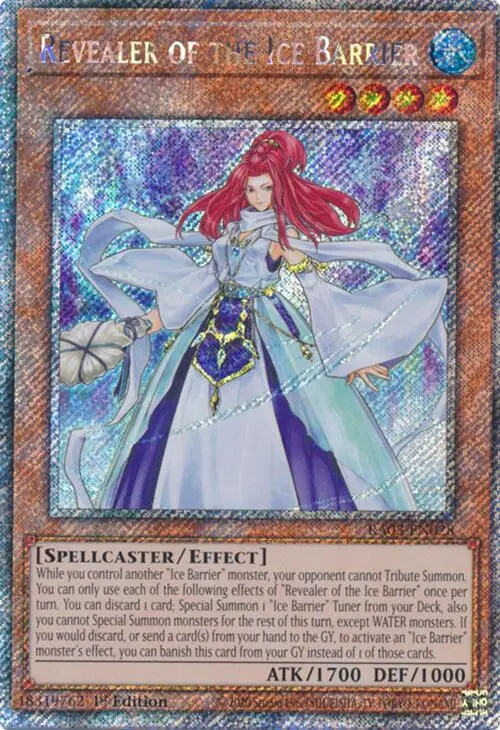Revealer Of The Ice Barrier (Platinum Secret Rare) [Ra03-En028] Platinum Secret Rare 1