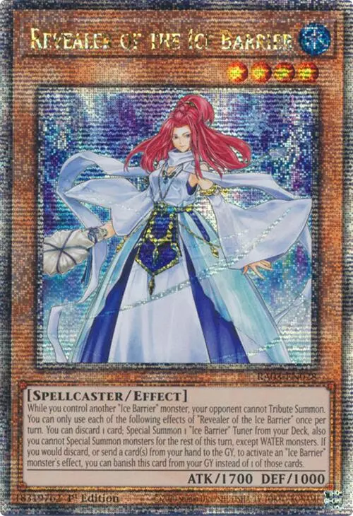 Revealer Of The Ice Barrier (Quarter Century Secret Rare) [Ra03-En028] Quarter Century Secret Rare 1