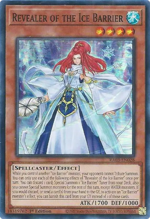 Revealer Of The Ice Barrier [Ra03-En028] Super Rare 1