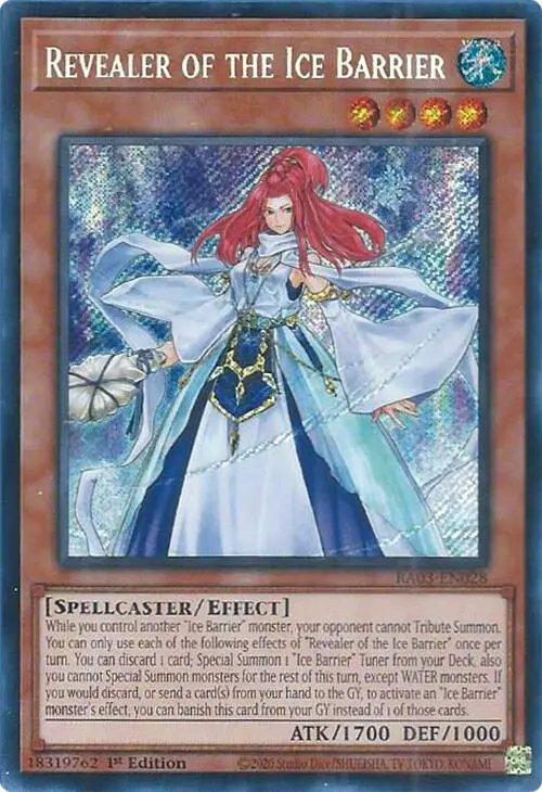 Revealer Of The Ice Barrier (Secret Rare) [Ra03-En028] Secret Rare 1