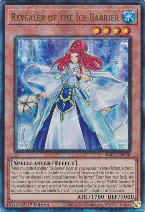 Revealer Of The Ice Barrier (Utr) [Ra03-En028] Prismatic Ultimate Rare 1