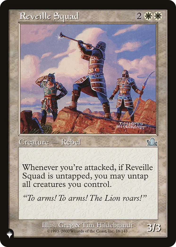 Reveille Squad [The List] 1