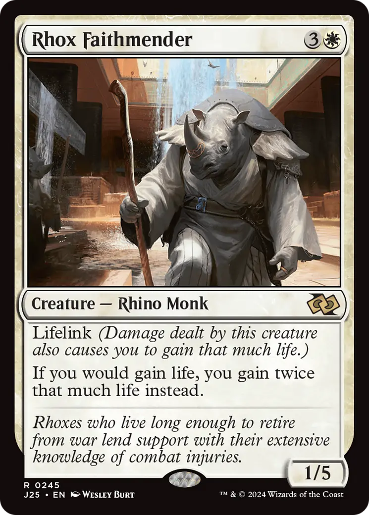 Rhox Faithmender [Foundations Jumpstart] 1