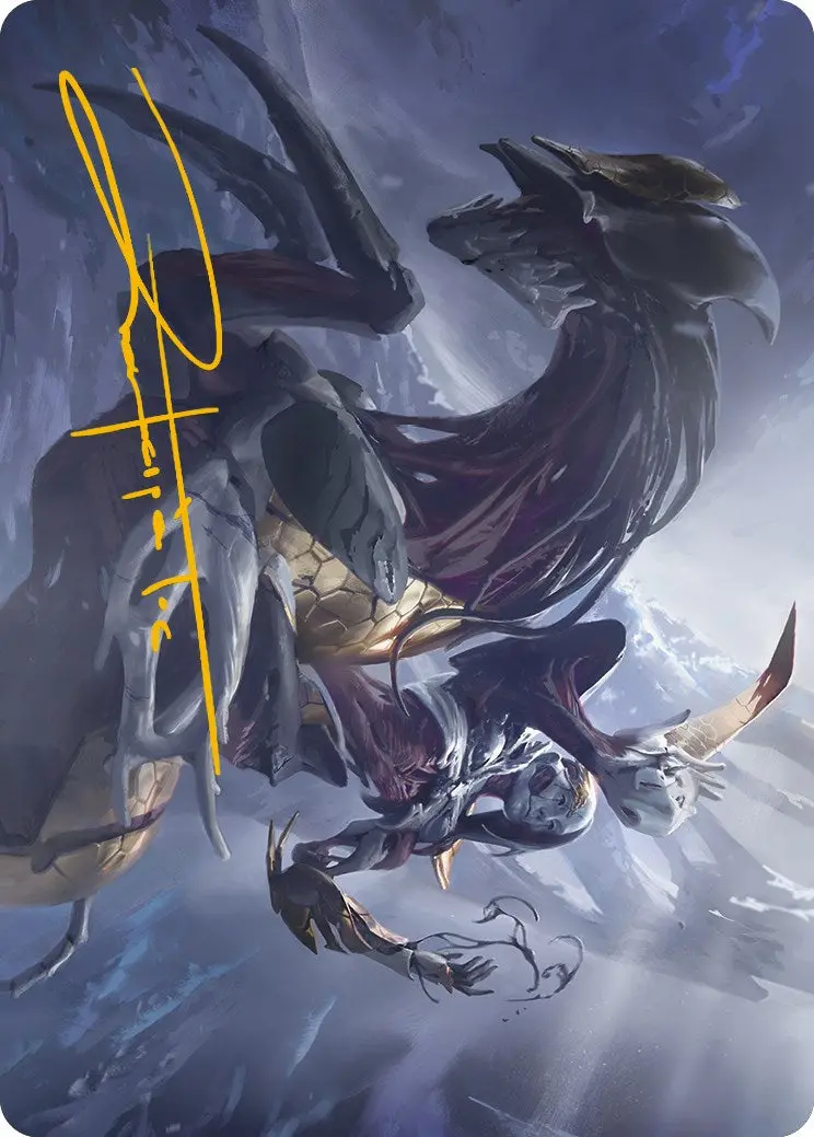 Ria Ivor, Bane Of Bladehold Art Card (Gold-Stamped Signature) [Phyrexia: All Will Be One Art Series] 1