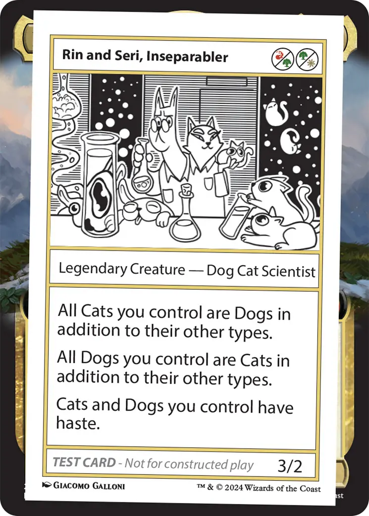 Rin And Seri, Inseparabler [Mystery Booster 2 Playtest Cards] 1