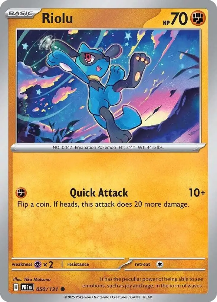Riolu (050/131) [Scarlet & Violet: Prismatic Evolutions] 1