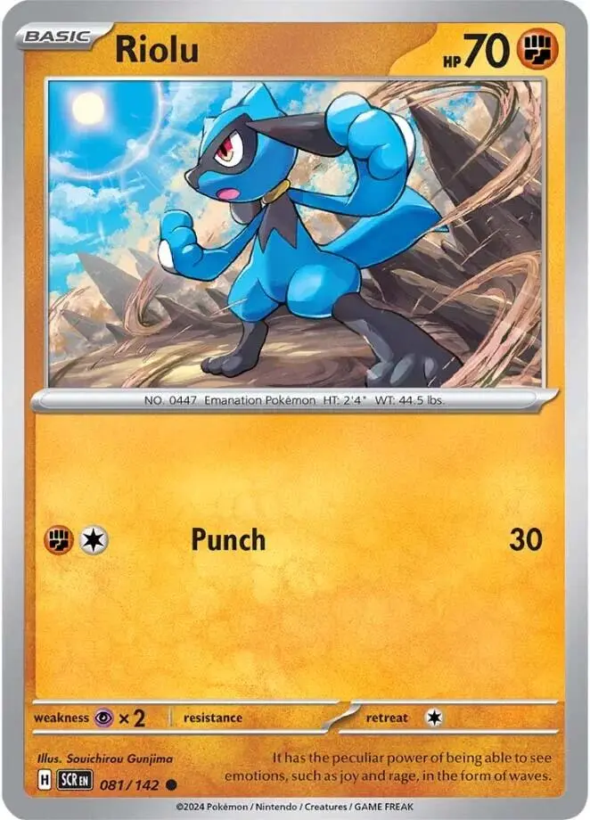 Riolu (081/142) [Scarlet & Violet: Stellar Crown] 1