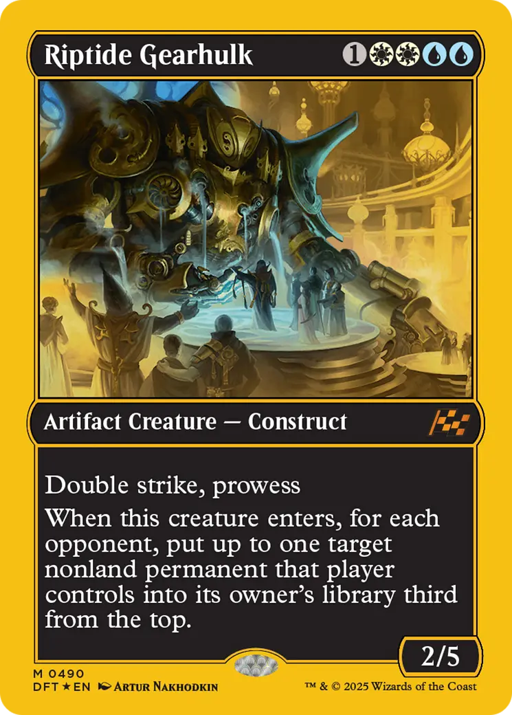 Riptide Gearhulk (First-Place Foil) [Aetherdrift] 1