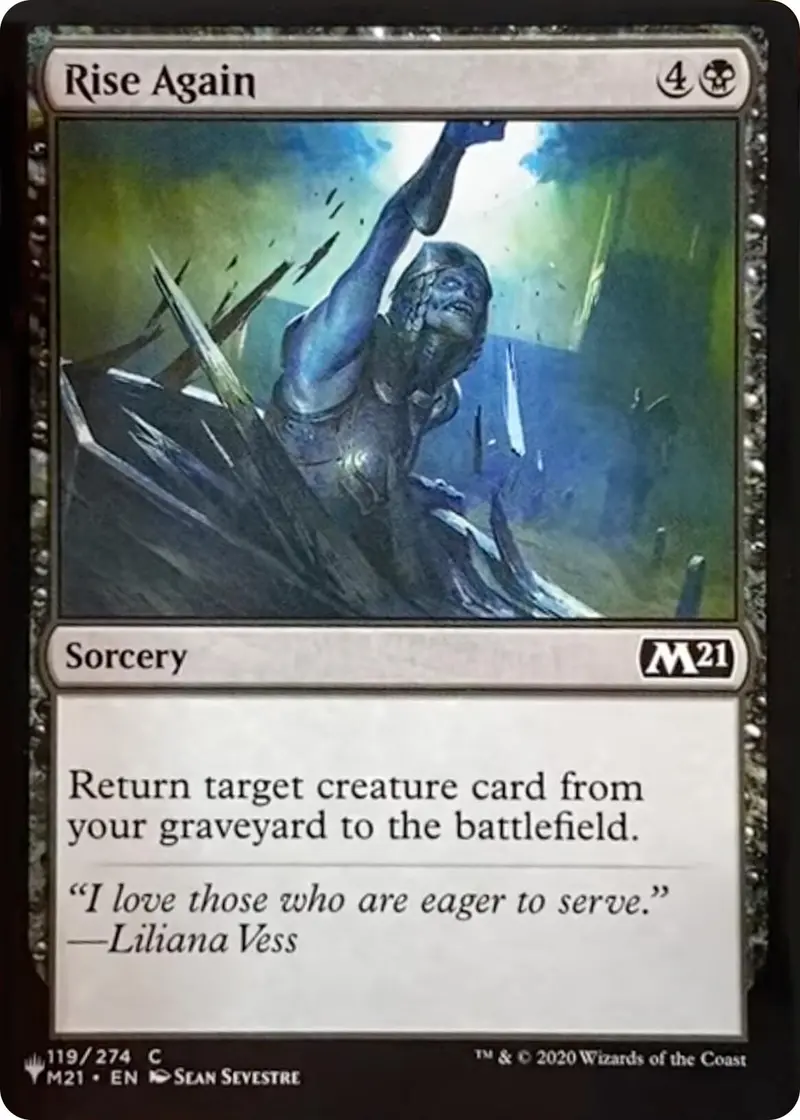 Rise Again [The List] 1