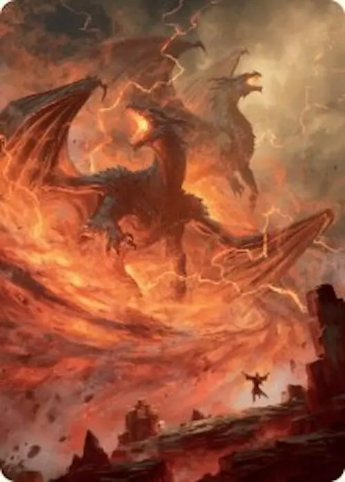 Rite Of The Dragoncaller Art Card (38/54) [Foundations Art Series] 1