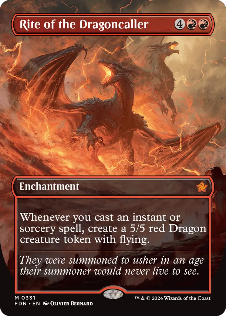 Rite Of The Dragoncaller (Borderless) [Foundations] 1