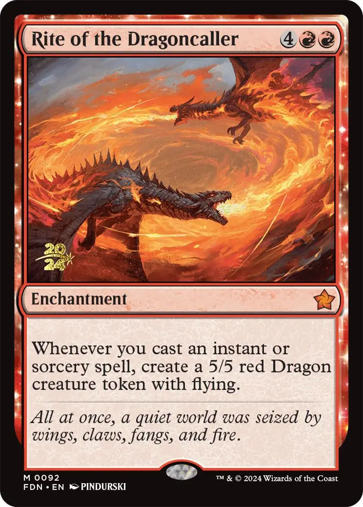 Rite Of The Dragoncaller [Foundations Prerelease Promos] 1