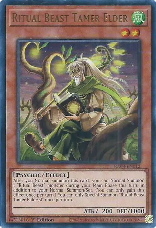 Ritual Beast Tamer Elder (Ur) [Ra03-En012] Ultra Rare 1