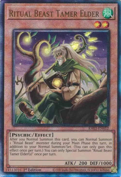Ritual Beast Tamer Elder (Utr) [Ra03-En012] Prismatic Ultimate Rare 1