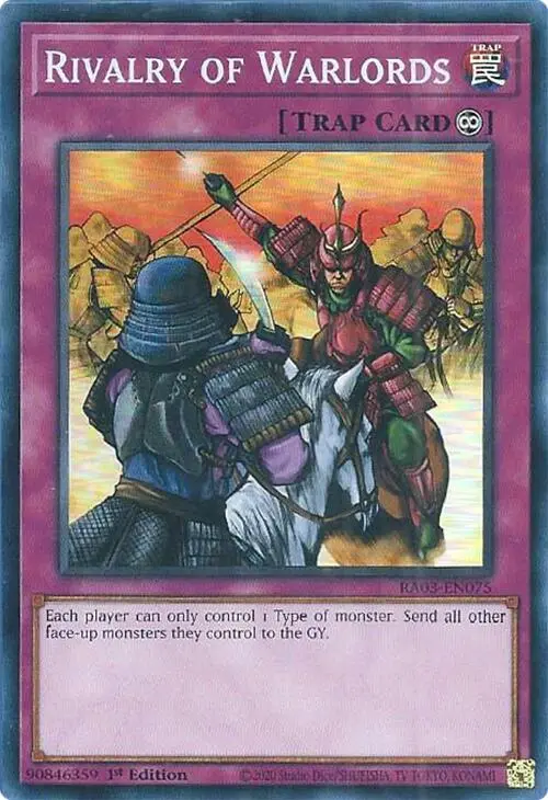 Rivalry Of Warlords [Ra03-En075] Super Rare 1