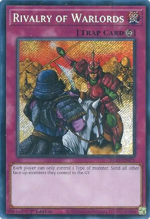 Rivalry Of Warlords (Secret Rare) [Ra03-En075] Secret Rare 1