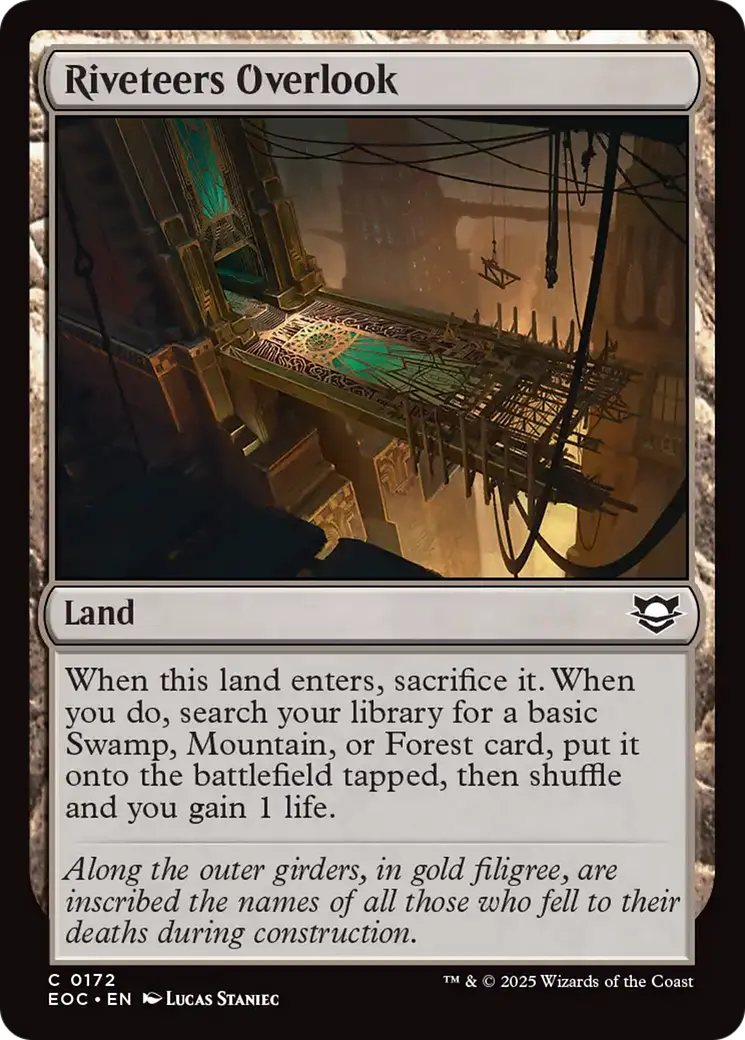 Riveteers Overlook [Edge Of Eternities Commander] 1
