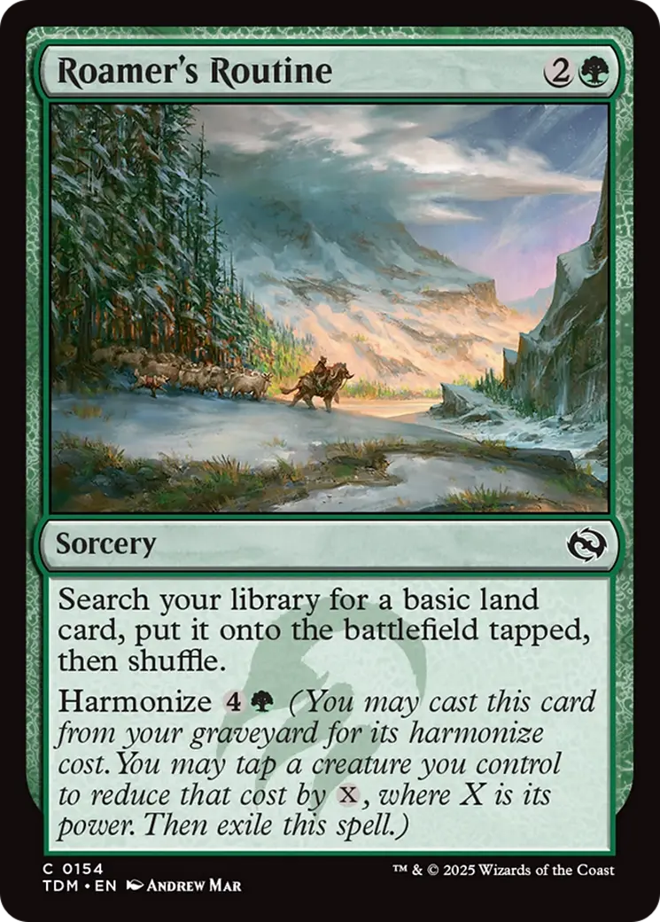 Roamer's Routine [Tarkir: Dragonstorm] 1