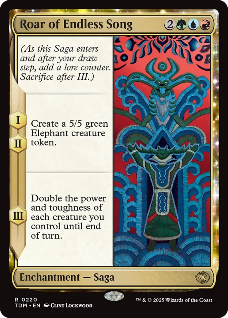 Roar Of Endless Song [Tarkir: Dragonstorm] 1