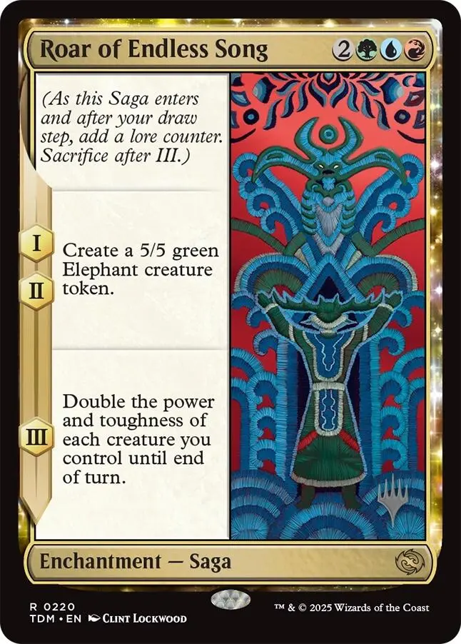 Roar Of Endless Song [Tarkir: Dragonstorm Promos] 1