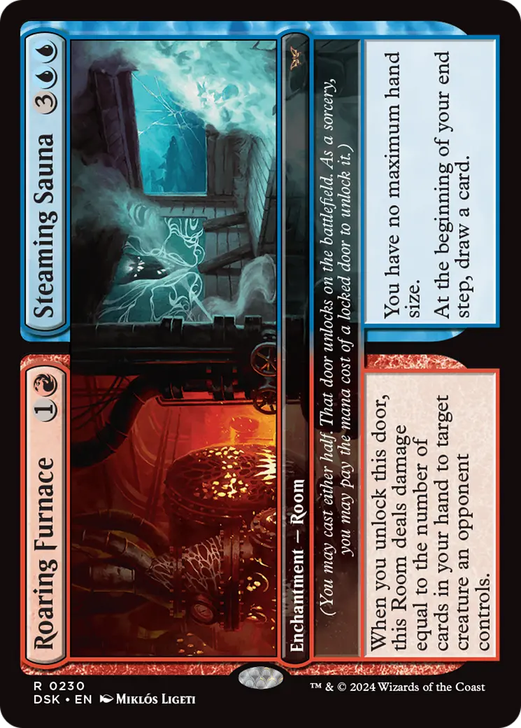 Roaring Furnace // Steaming Sauna [Duskmourn: House Of Horror] 1