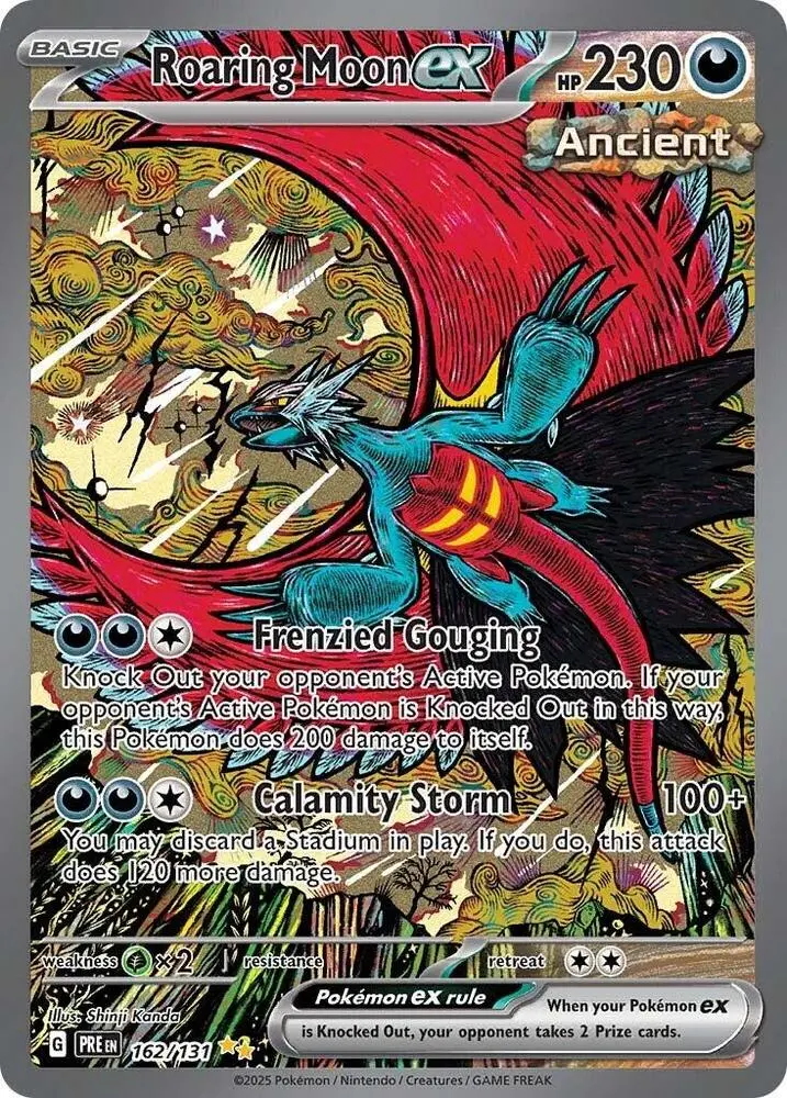 Roaring Moon Ex (162/131) [Scarlet & Violet: Prismatic Evolutions] 1